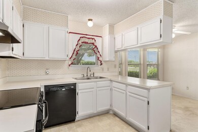 Kitchen with a wealth of natural light, sink, dish