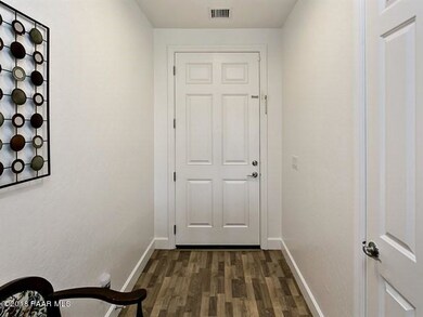 Foyer with coat closet