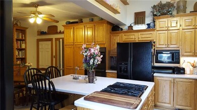 These are oversized solid oak custom cabinets with