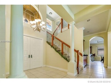 Elegant entrance with double door!