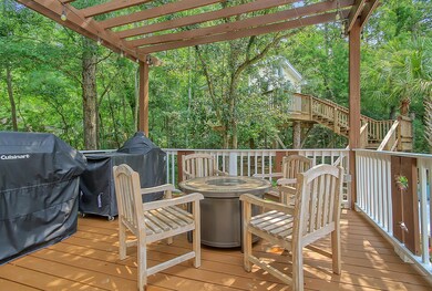 Large deck for entertaining