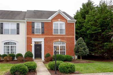 Lovely end unit home with brick face