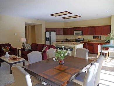 Eating area in the great room, lots of space for a