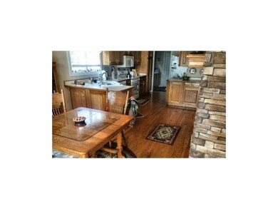 Spacious, Convenient Kitchen with hardwood floors,