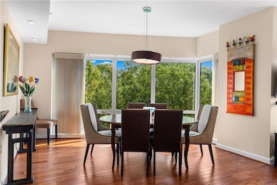 2 walls of windows letting in all the sunlight!