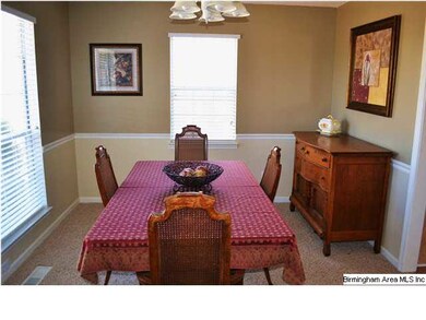 Large dining room is located conveniently off the 