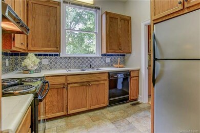 Kitchen space offers loads of natural light and is