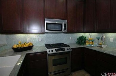 Stainless steel appliances and granite countertops