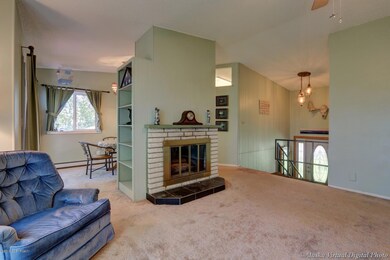 Living Space Open to Dining and Kitchen