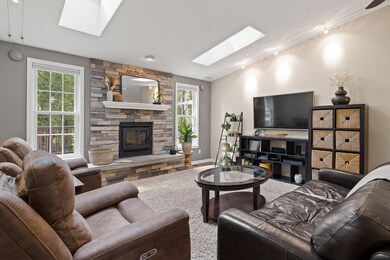 Living Area with Gas Fireplace