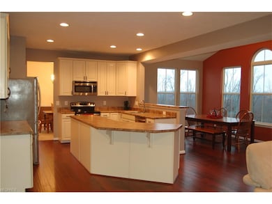 Kitchen and great room.