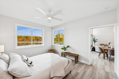 Master Bed overlooking the lake