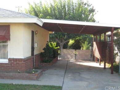 View of carport