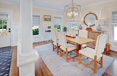 Beautiful dining with large windows