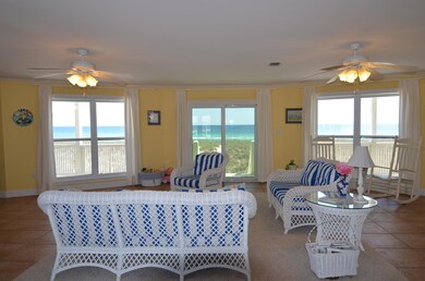Over sized Living Room with Gulf views