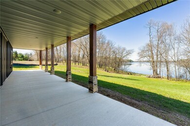 Lake side patio