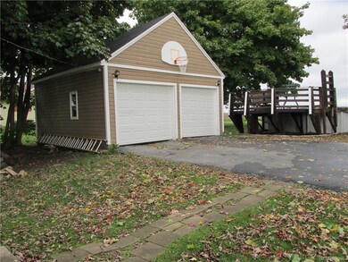garage and above ground pool