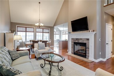 Great Room opens to Bright Kitchen and Breakfast R