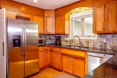 Stainless Steel appliances and granite counter top