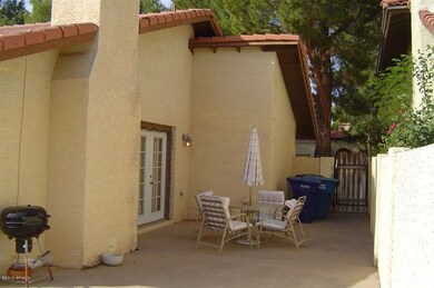 Cozy East Patio with French Doors to FR