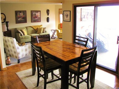 Open concept between Dining and Living areas allow