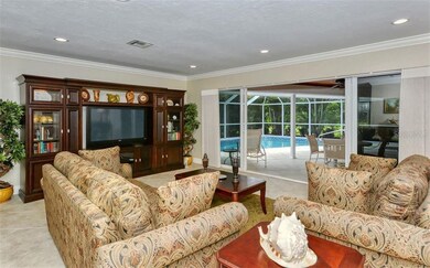Living Room Overlooking Pool and Lanai
