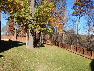 AMAZING BACKYARD WITH TREES AND 6FT PRIVACY FENCE.