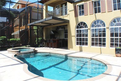 Pool and outdoor kitchen