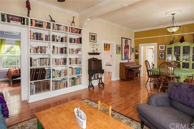 Living room with built-ins