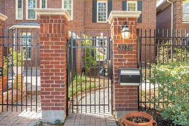 Gated access at front