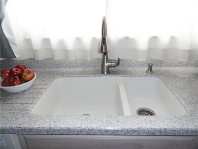 Seamless sink, built in drain board and Moen 3 way