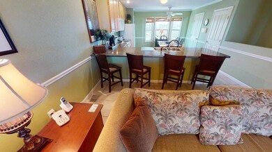 Looking towards kitchen from living area