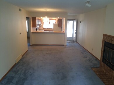 living room to kitchen