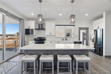 Wonderful seating area in the kitchen just steps a