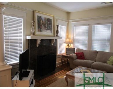Living Room. Spacious living room with fireplace