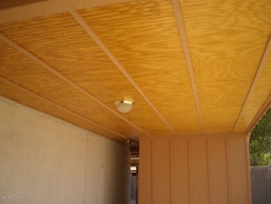 Carport close-up