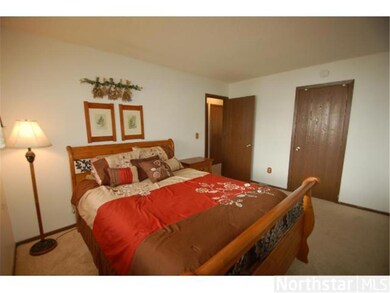 Spacious master bedroom with large walk-in closet!