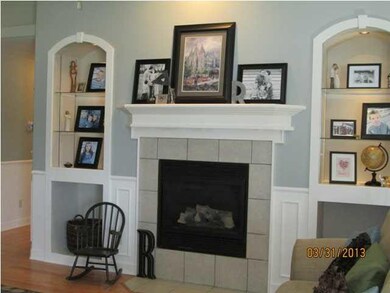 Gas Log Fireplace in Living Room