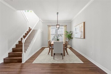 View from hall into living area