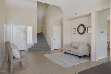 Front Entry & Living Room