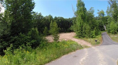 Looking from the cul-de-sac towards...