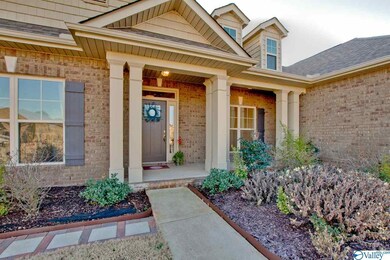 Covered front porch.