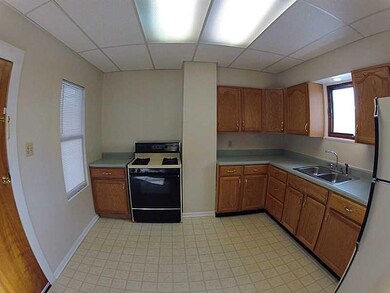 Kitchen. size, size, size.  Door to left leads to 