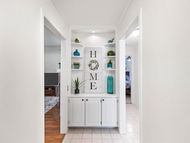 Fantastic Entry with Built-in Shelves & Cabinet St