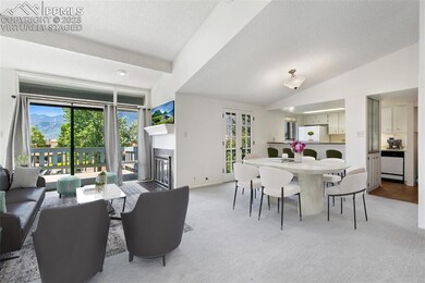 virtually staged GREAT ROOM AND WALK-OUT TO DECK/V