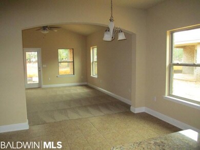 View of breakfast area looking into living room. R