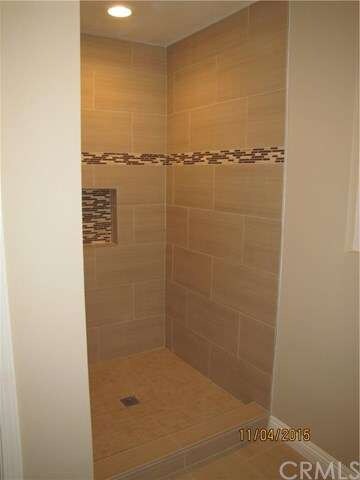 beautiful, new shower in master bath