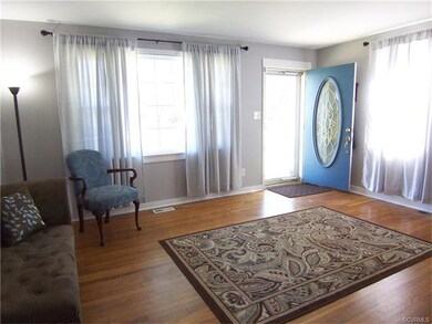 Living Room with Hardwood Floor