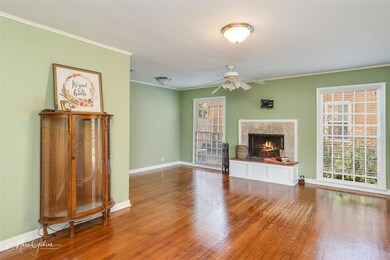Beautiful hardwood floors in the living area