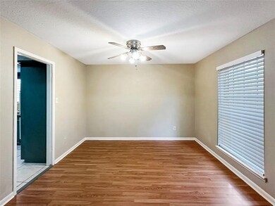 Dining room is connected to the kitchen entrance.